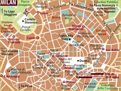 Milan Map